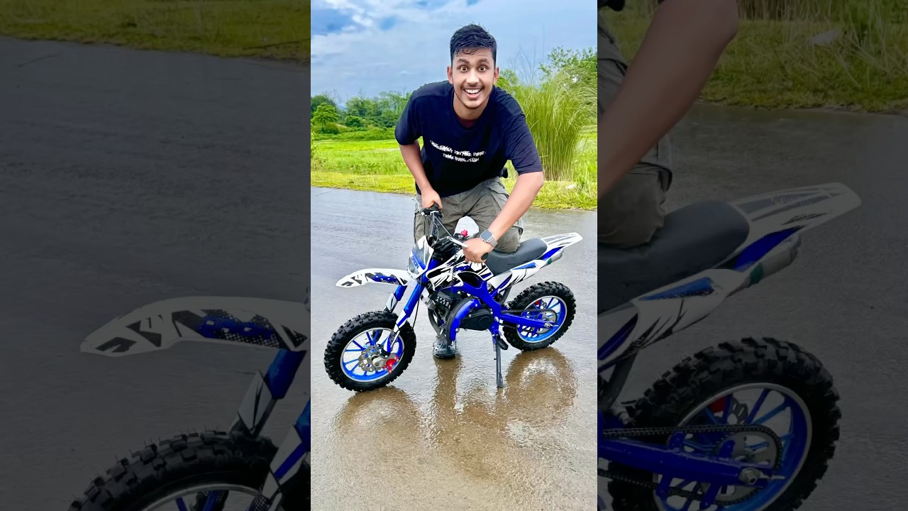 My New 50cc Dirt Bike 2 stoke 🔥 #dirtbike #minidirtbike