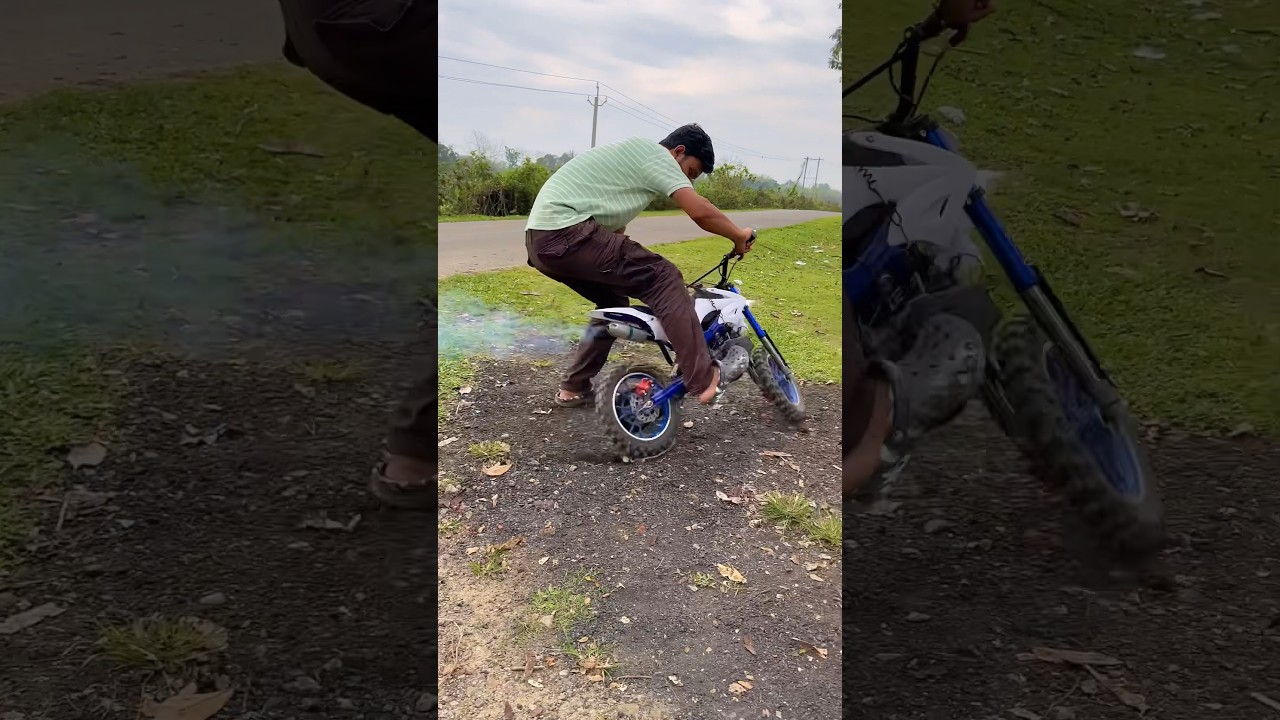 My new mini Dirt bike #dirtbike