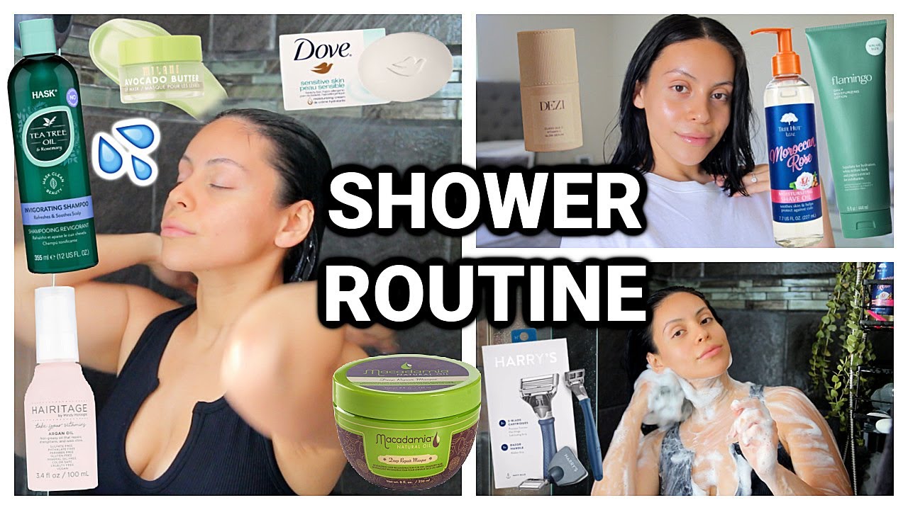 MY SHOWER ROUTINE (feminine hygiene, skincare, haircare + more!)