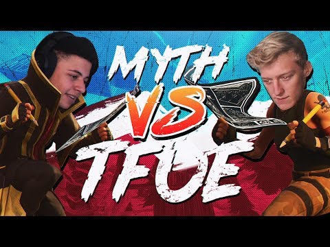Myth vs Tfue & HighDistortion - Pro Playgrounds (1v1 BUILD BATTLES!)