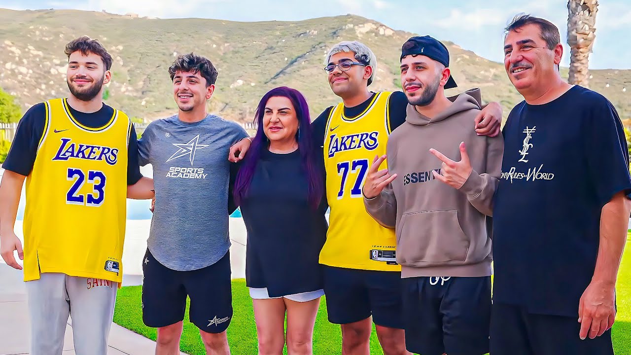 N3on & Adin Ross Meet FaZe Rug's Family!