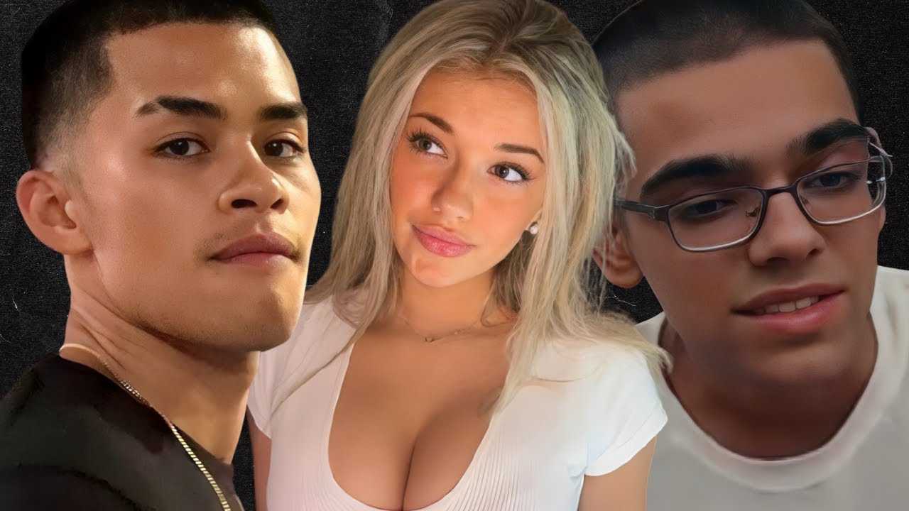 N3ON and Sneako steal Breckie Hill from her Boyfriend at LA Halloween Party