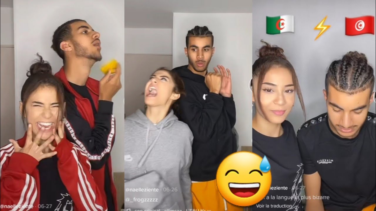 Nael et sana Quizz mot 🤣 Meilleur Tiktok Français du moment 2021 #Shorts