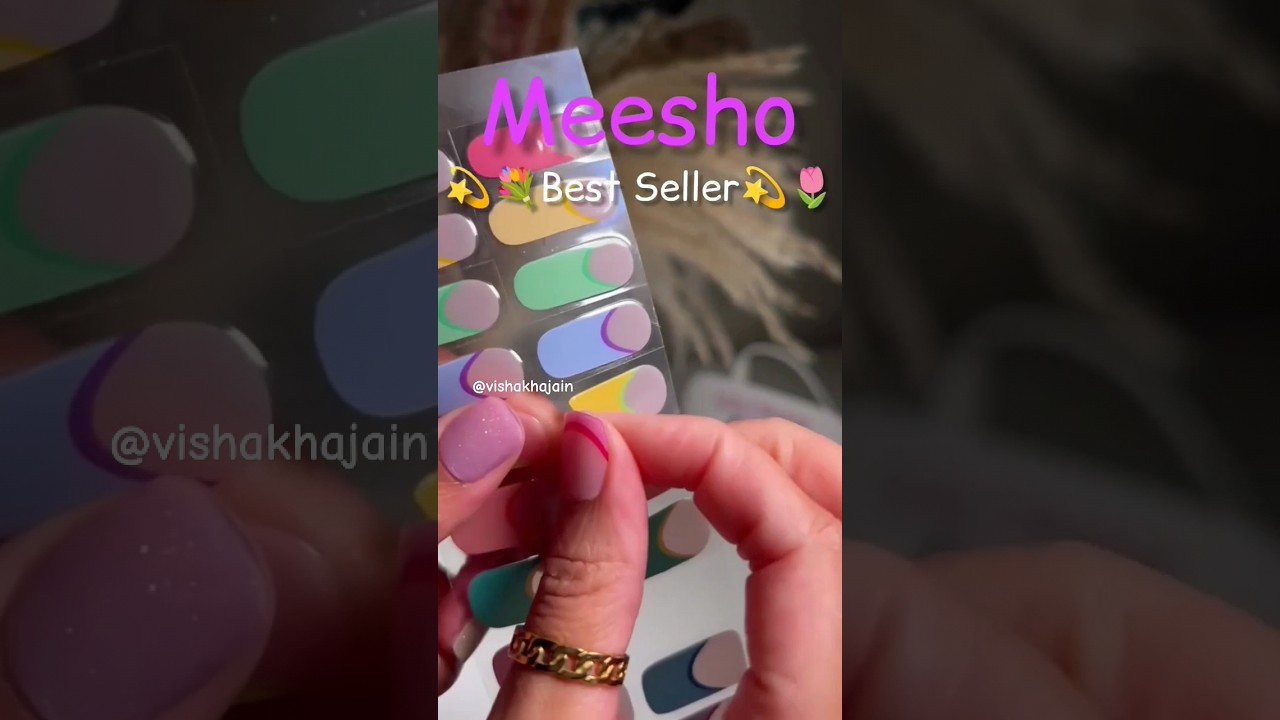 nail extension... meesho haul #meesho #nailcare #nailart #nails