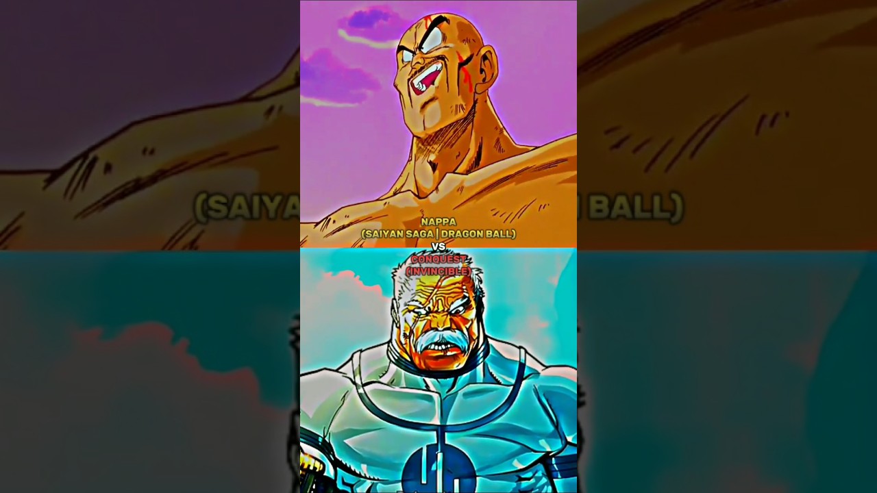 Nappa (Dragon Ball) Vs. Conquest (Invincible) | Battle | #dbz #invincible