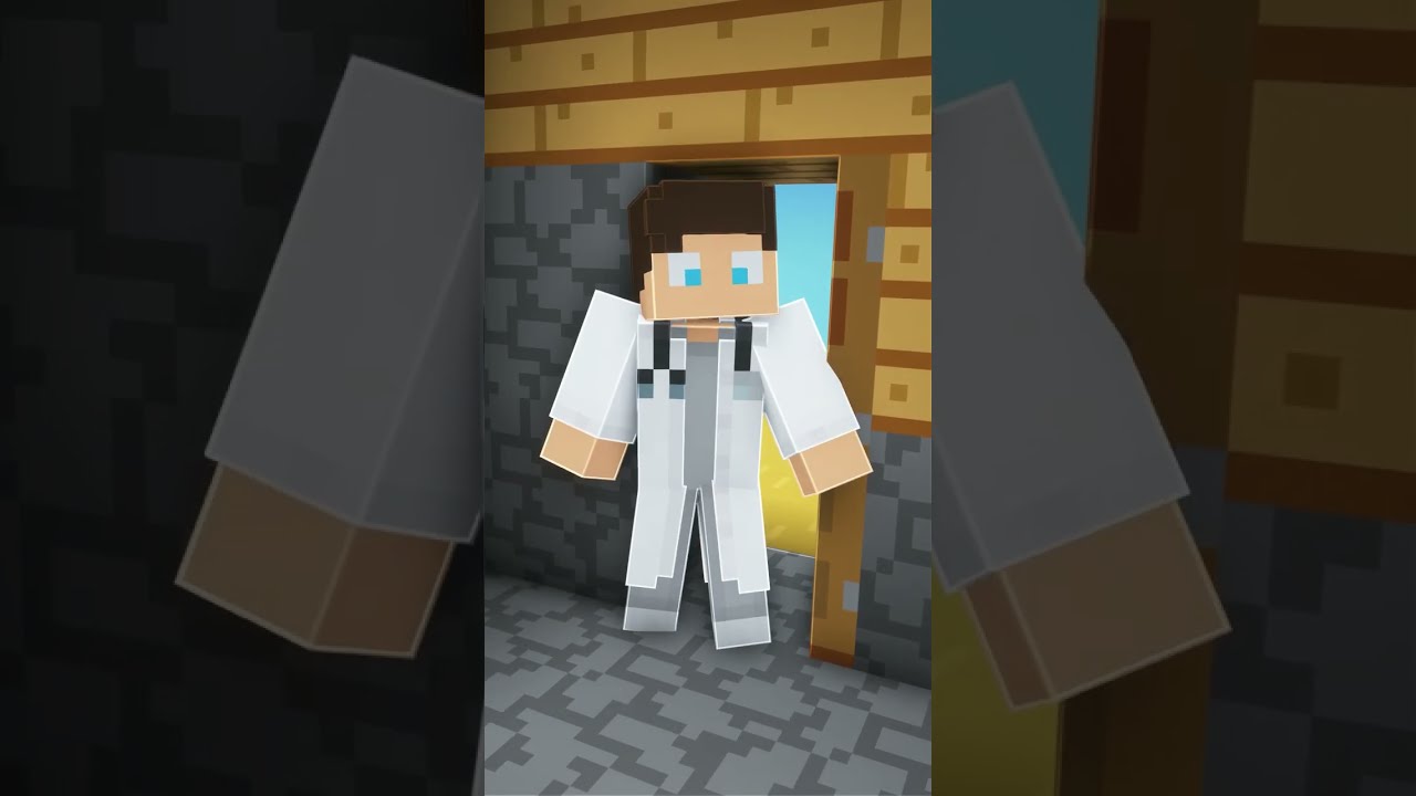 NARİN YARİM MÜZİK KLİP ♪ - Minecraft #shorts