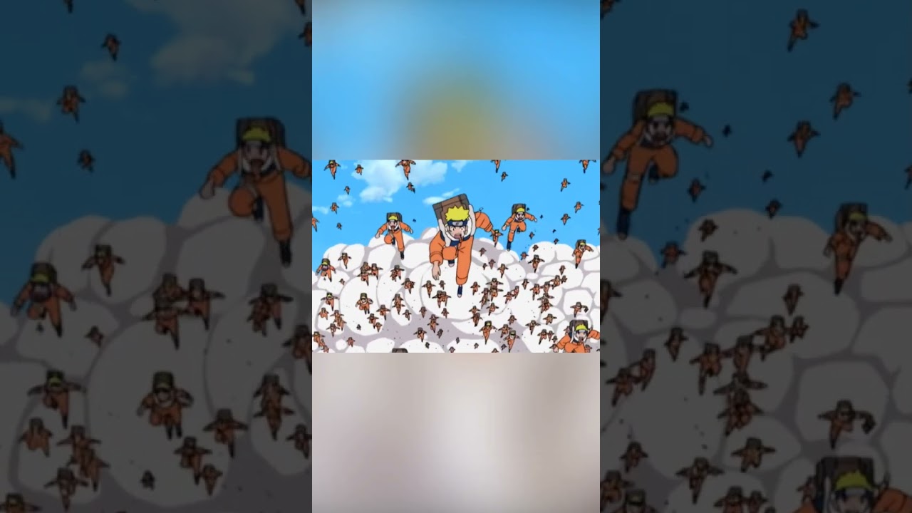 Naruto 1000 shadow clone #narutouzumaki