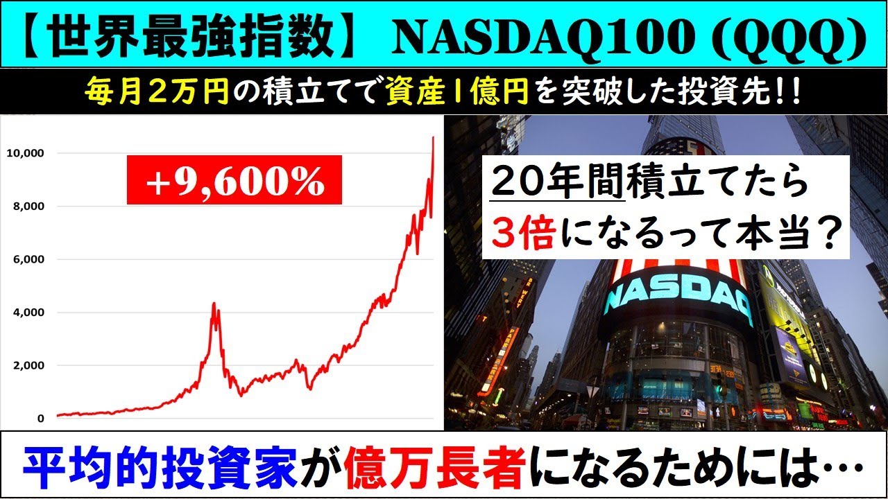 世界最強の株価指数【NASDAQ100】について