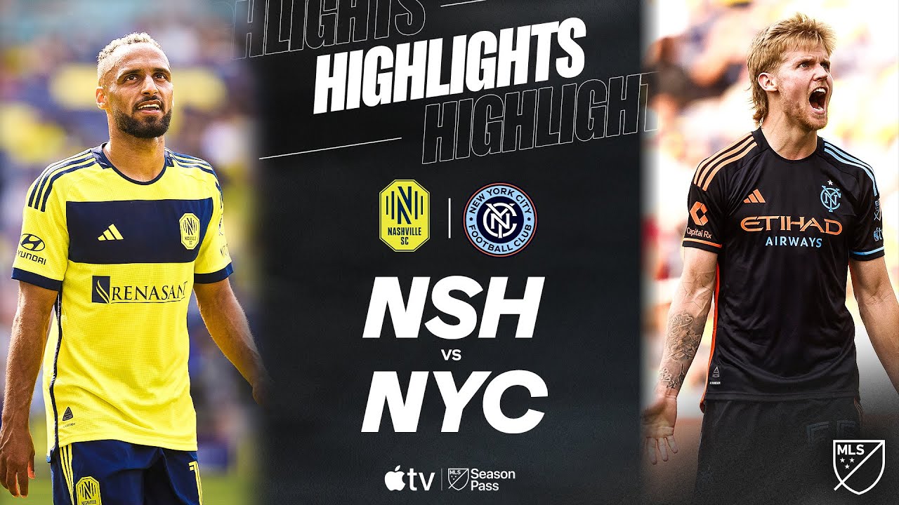 Nashville SC vs. New York City FC | Full Match Highlights | Sam Surridge Brace!