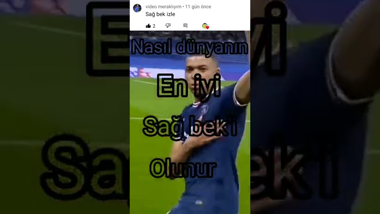 Nasıl dünyanın en iyi sağ bek'i olunur.#edit #shorts