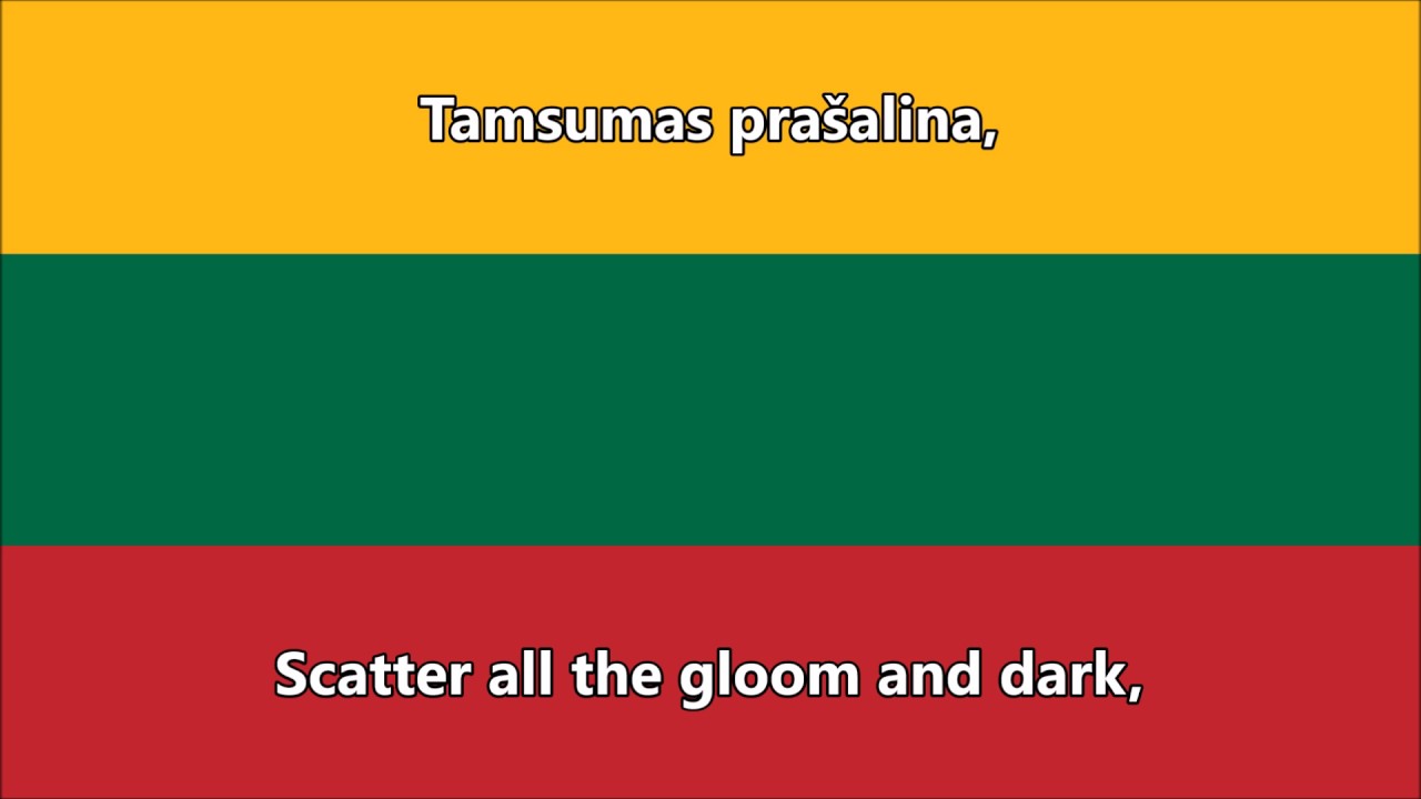 National Anthem of Lithuania (English translation)