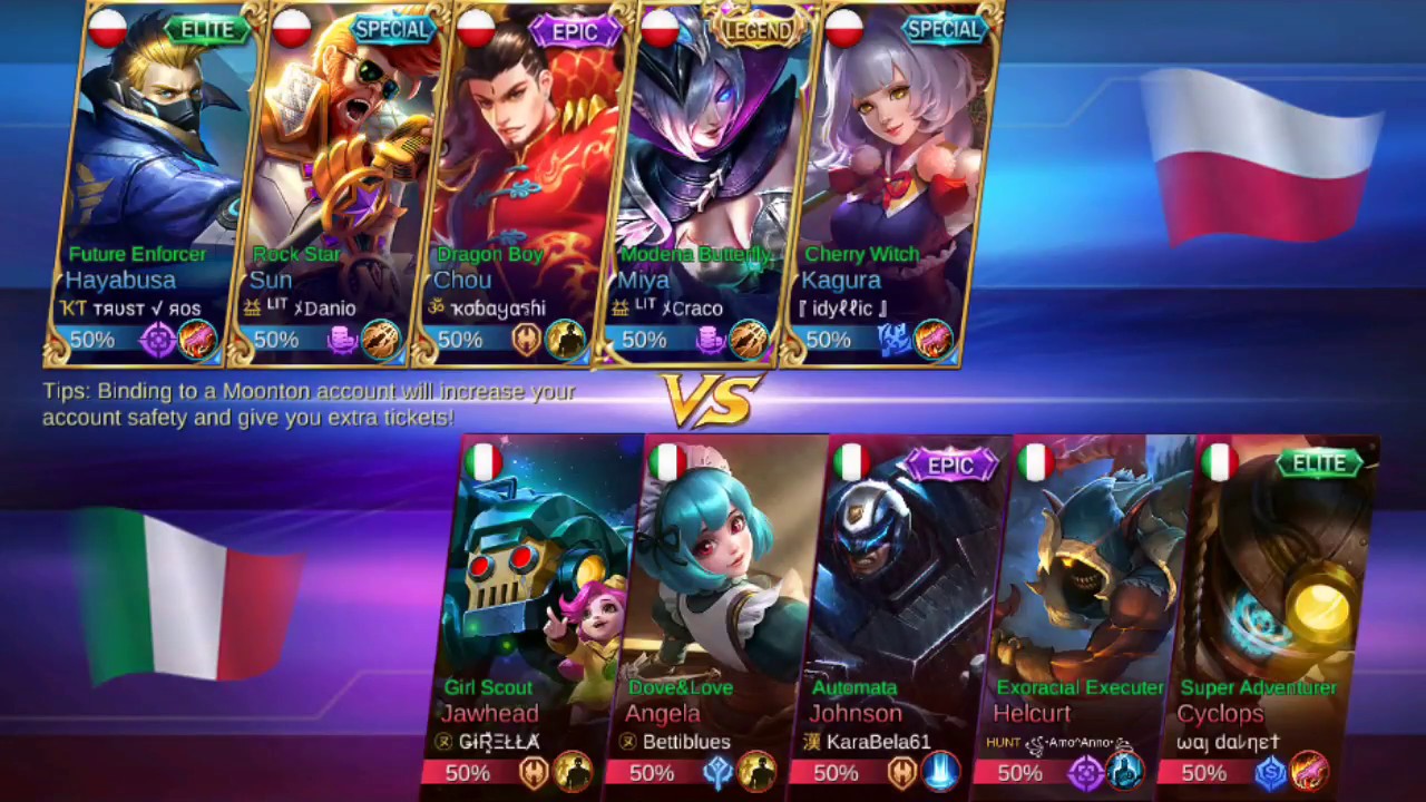 National Arena Contest Mobile Legends Poland Vs Italy Round 3 04.08.2018 (Italy Win)