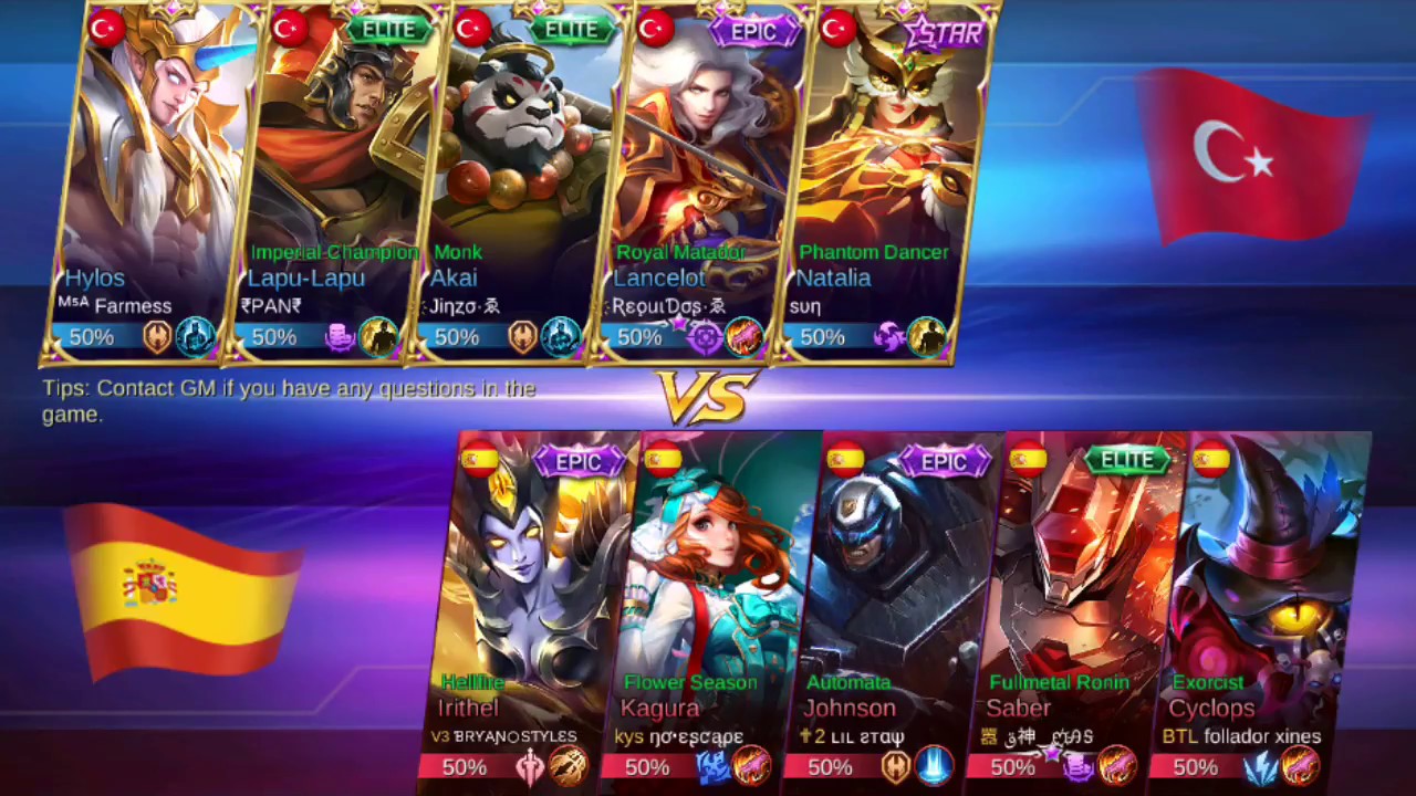 National Arena Contest Mobile Legends Turkey Vs Spain Round 3 04.08.2018 (Turkey Win)
