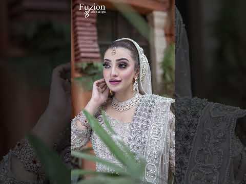 Nawal Saeed at Fuzion Salon & Spa For Signature Walima Makeup. Best Signature Makeup in Lahore.
