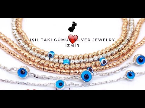 Nazar Bileklikler Evil Eye Bracelet Şans Bilekliği Gümüş Bileklik