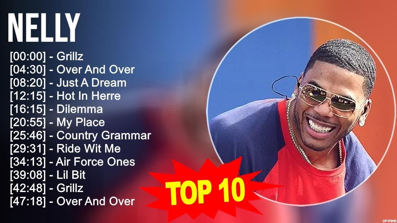 Nelly 2023 MIX ~ Top 10 Best Songs ~ Greatest Hits ~ Full Album