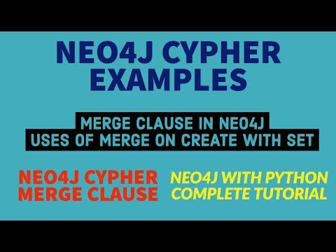NEO4J|NEO4J TUTORIAL|Neo4j Python|Neo4j GraphDatabase|Merge On Create With Set Property|PART:50