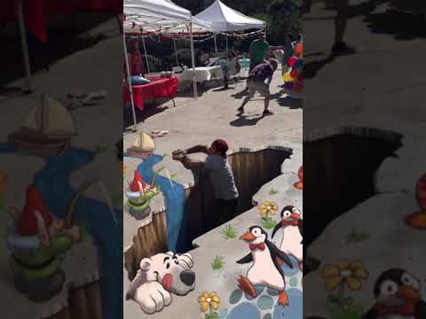 Never walk on street art #shorts