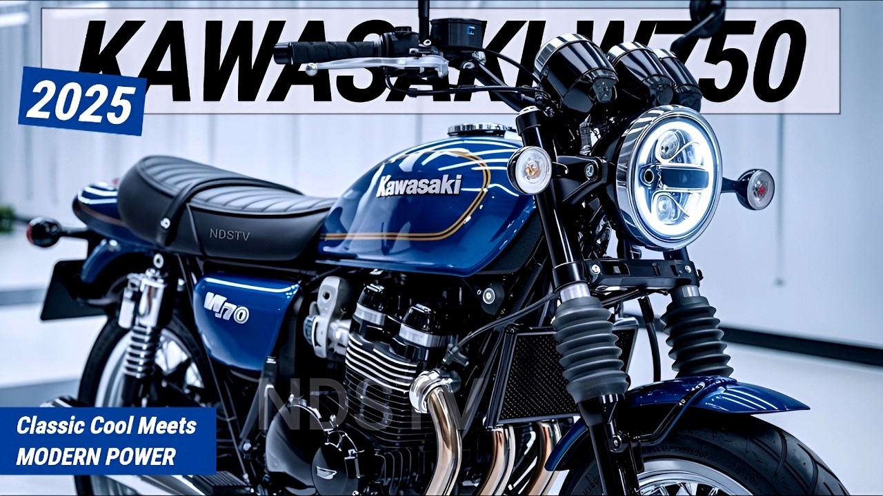 NEW 2025 Kawasaki W750: Classic Cool Meets MODERN POWER