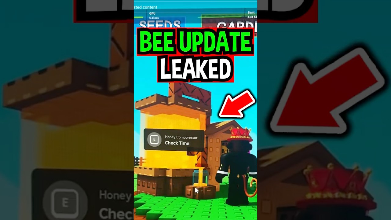 New BEE UPDATE LEAKED in Roblox Grow a Garden..
