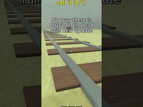NEW BIGFOOT MYTH in Dead Rails Roblox (No Script) | Dead Rails New Update Speedrun Guide #deadrails