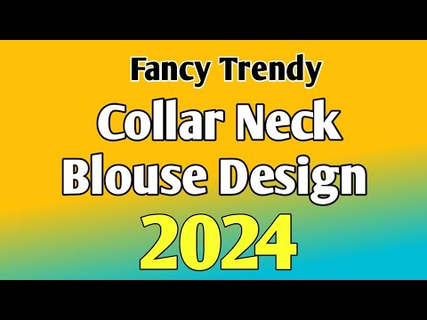 💯New collar neck blouse designs /new model blouse designs / high neck collar blouse design / #blouse