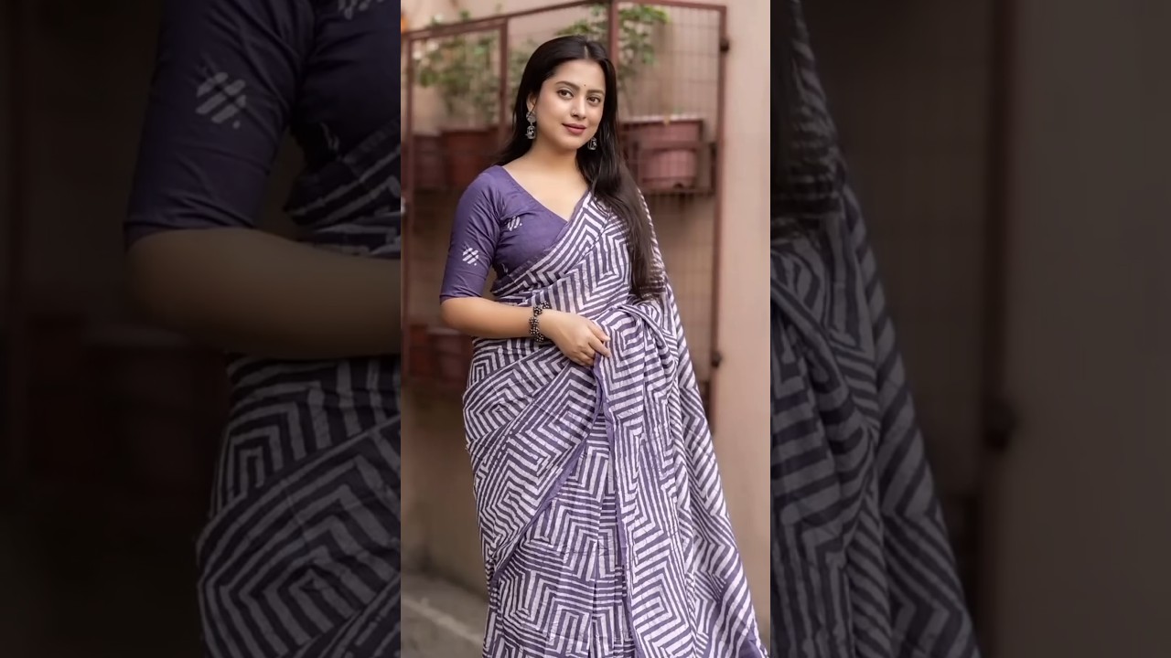 New cotton blouse design/ office wear blouse design// cotton saree blouse #shorts #blouse #trending