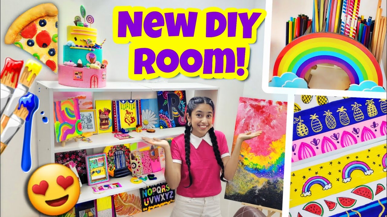New DIY Room!🌈😍🎀 | Riya's Amazing World