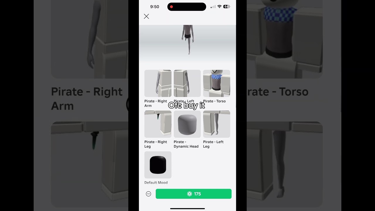 NEW FAKE KORBLOX! (VERY REALISTIC) #roblox #shortsfeed #robux #korblox #limited #dupes #edit #viral