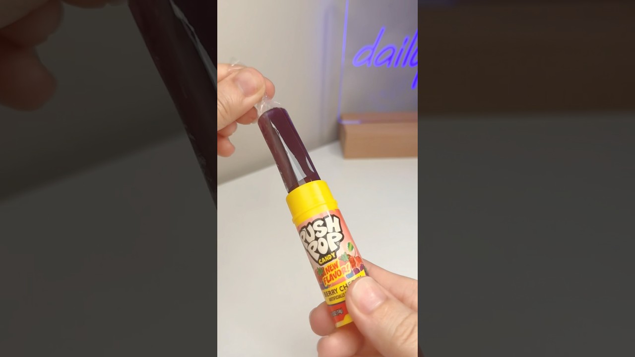 New Flavors Push Pop Candy