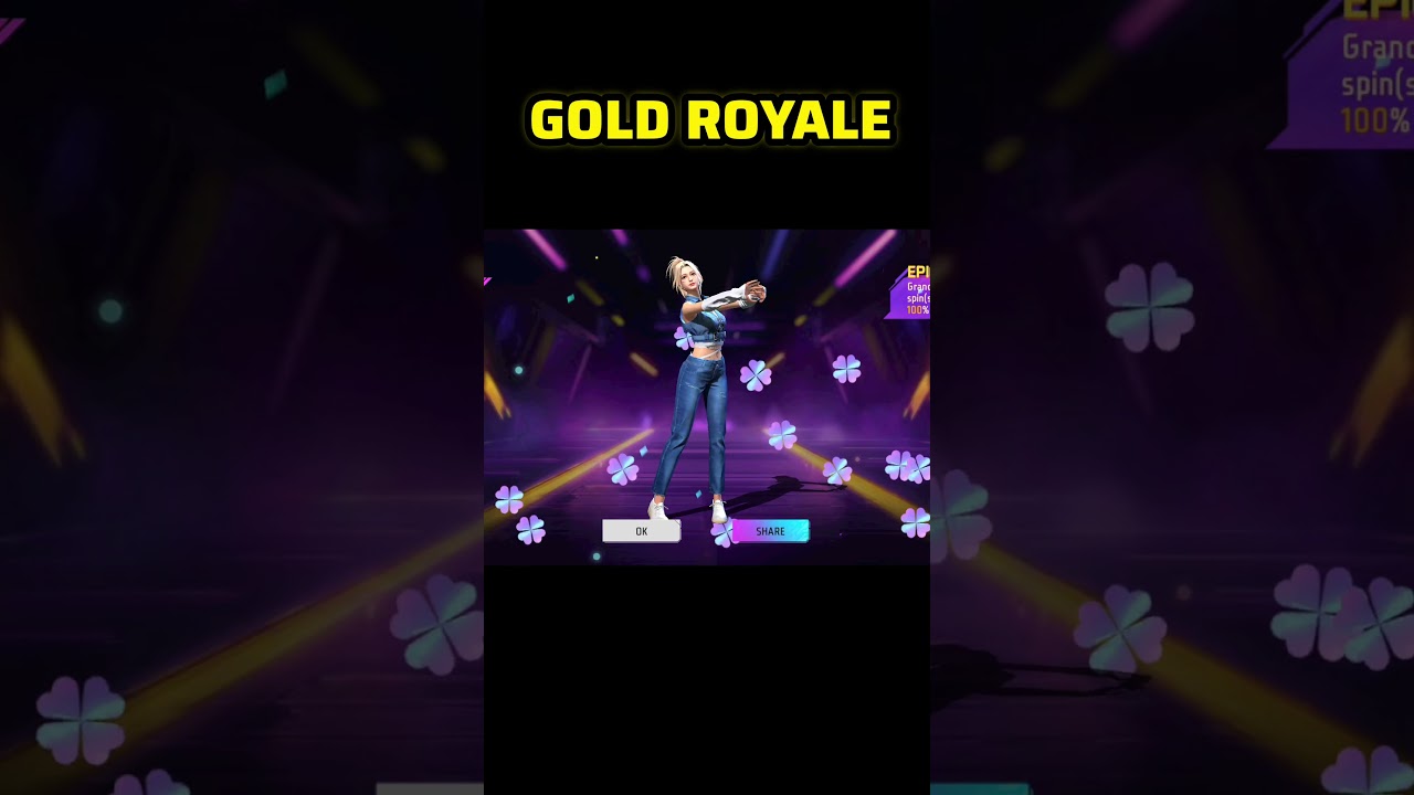 NEW GOLD ROYALE #freefire