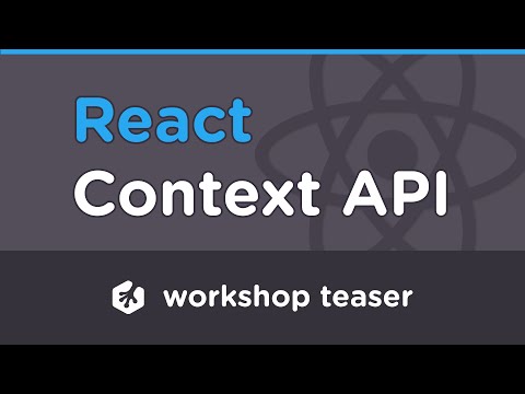 New JavaScript Workshop: React Context API on Treehouse!