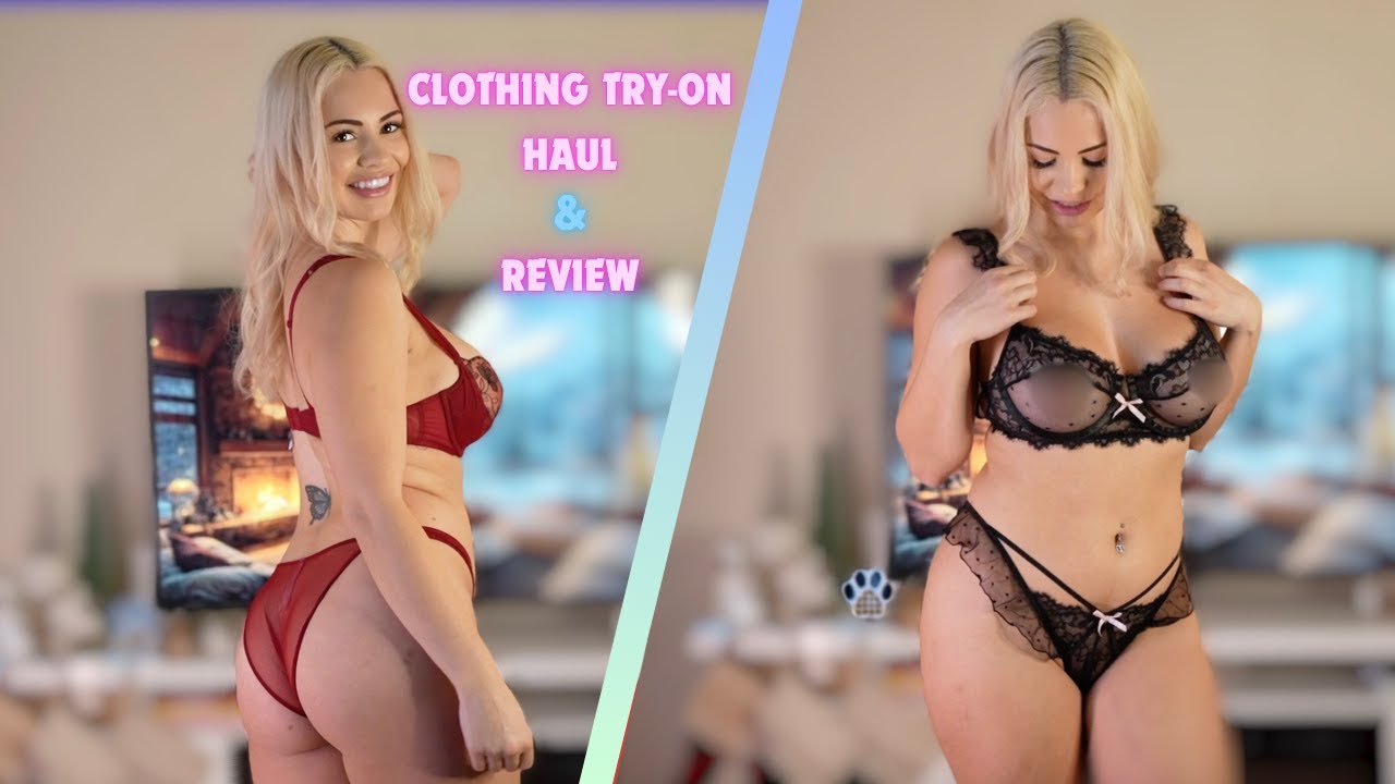 New Lingerie Clothing Try-On Haul with Review !
