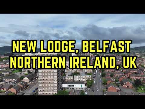 New Lodge, Belfast, Northern Ireland, 4K Drone Footage