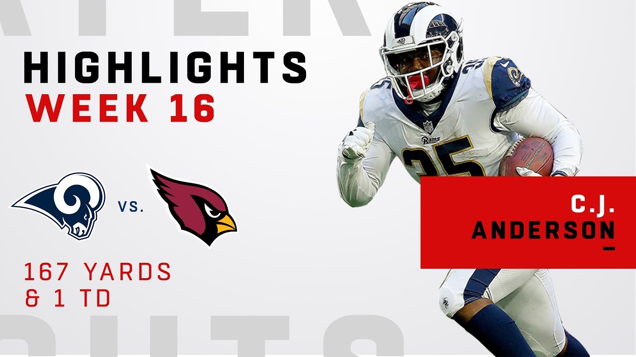 New Rams RB C.J. Anderson Busts Out 167 Yards & 1 TD!