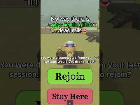 NEW REJOIN in Dead Rails Roblox New Update (No Script): Dead Rails Glitches Lore Guide #deadrails