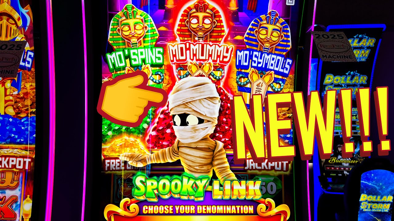 NEW SPOOKY LINK GHOST SLOT at Rampart! $100 VANISHED