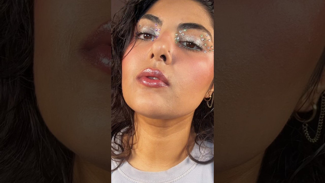 New Year’s Eve makeup inspo #affordablemakeup #creativemakeup