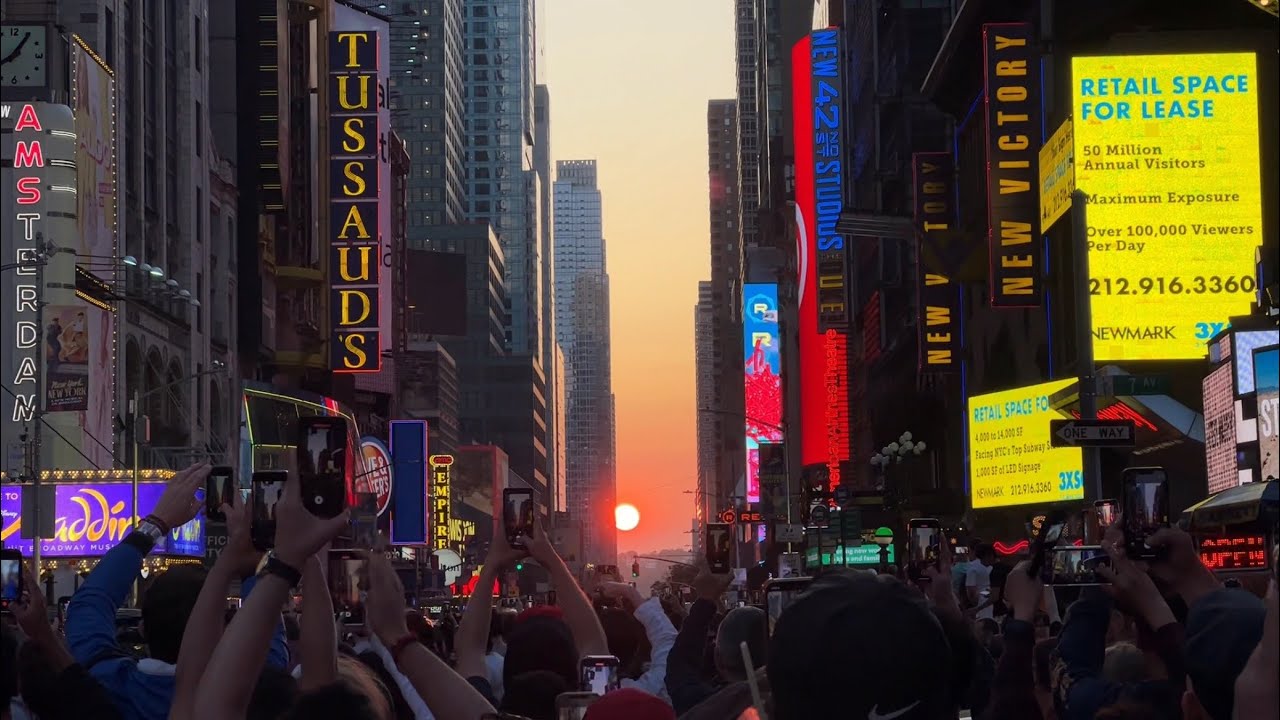New York City LIVE Manhattan - Full Manhattanhenge 2023 (May 30, 2023)