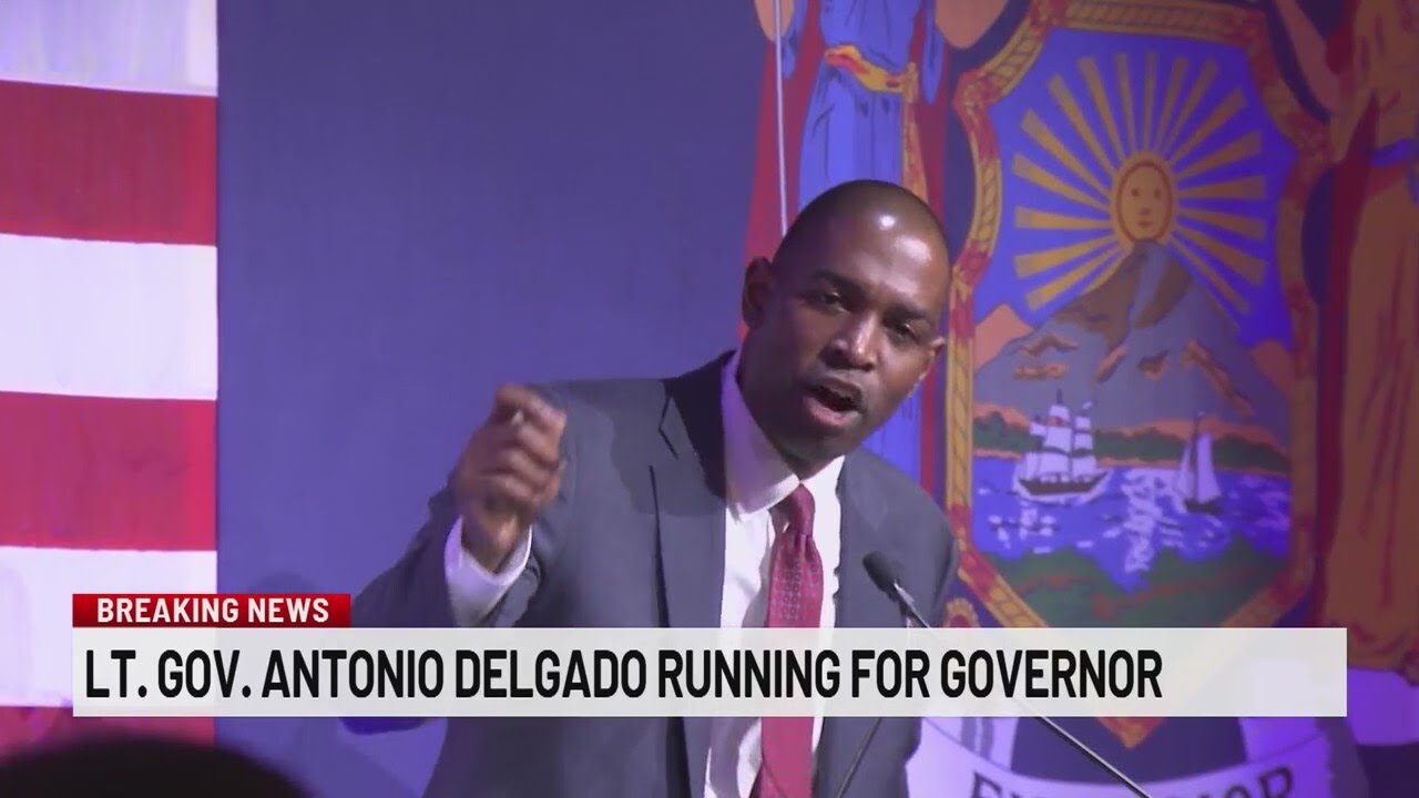 New York Lt. Gov. Antonio Delgado running for governor