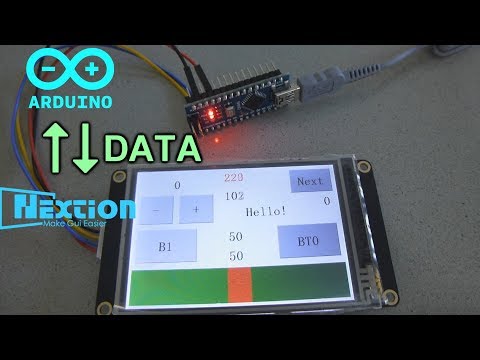 Nextion+Arduino Tutorial #2 Sending Data To Arduino