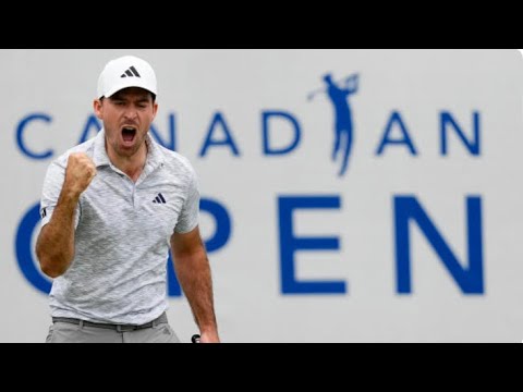 Nick Taylor’s ridiculous 72 foot winning putt at the RBC Canadian Open!