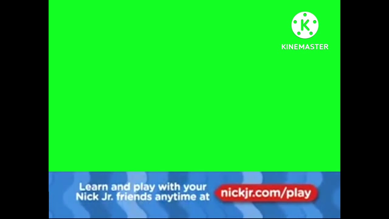Nickjr.com/play Banner Green Screen