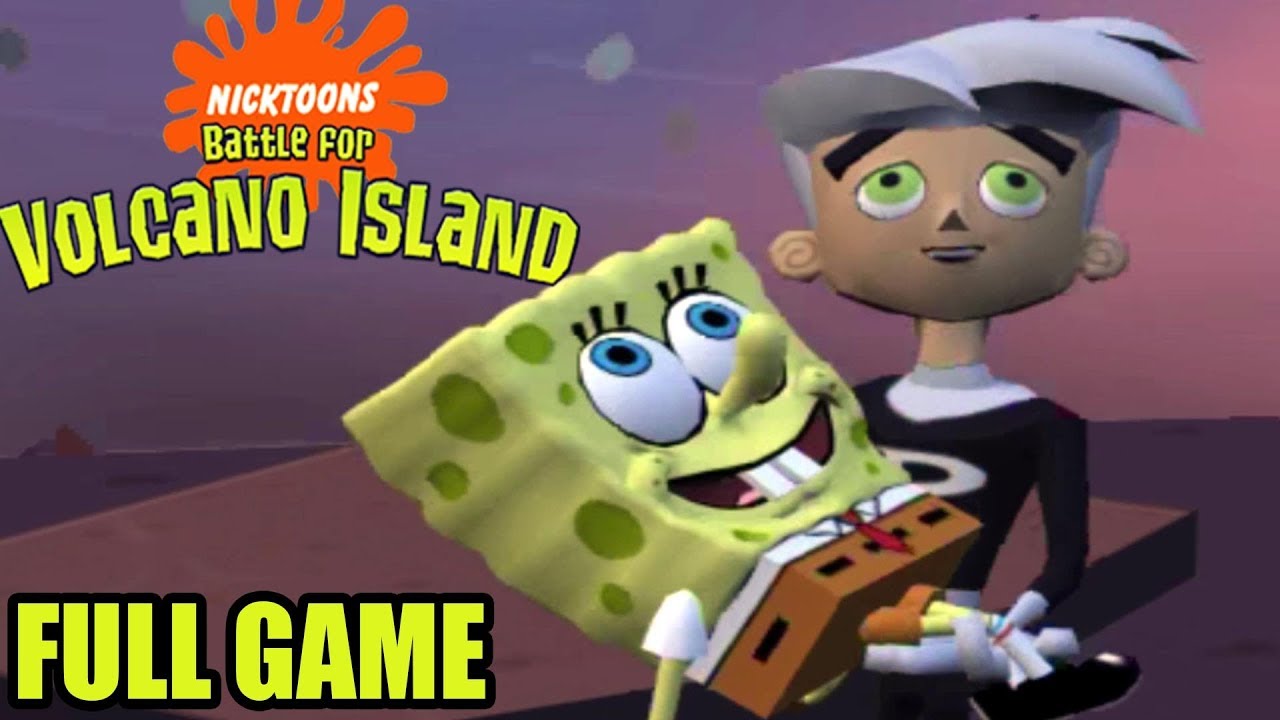 Nicktoons Battle for Volcano Island - Full Gameplay Walkthrough ( Longplay)