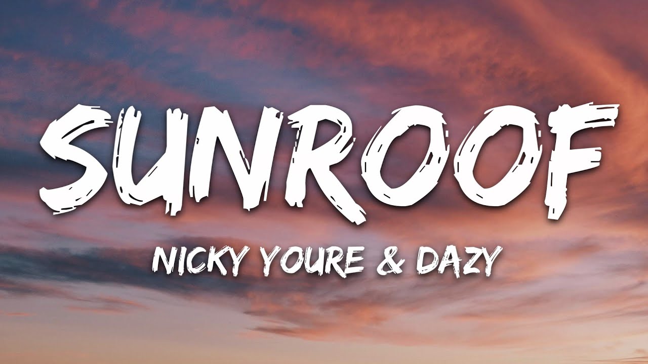 Nicky Youre, dazy - Sunroof (Lyrics)