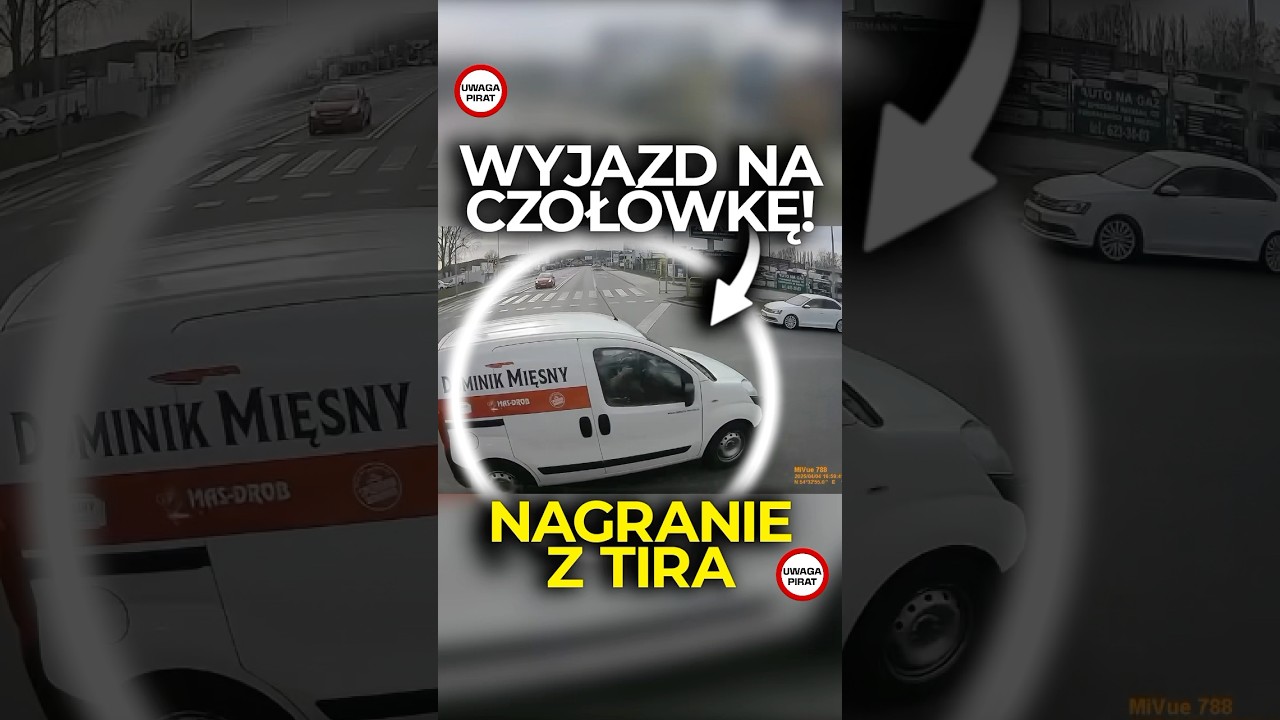Niebezpieczny wyjazd na Czołówkę - Uwaga Pirat Drogowy!