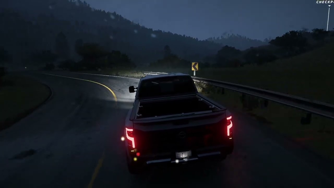 Night drive relax - nissan titan warrior | øneheart x reidenshi - snowfall (slowed)