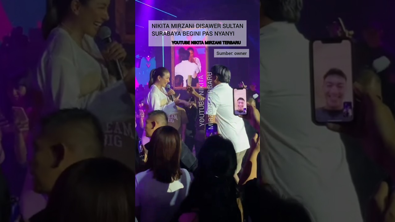 Nikita Mirzani Disawer Sebanyak Ini Waktu Nyanyi #nikitamirzani