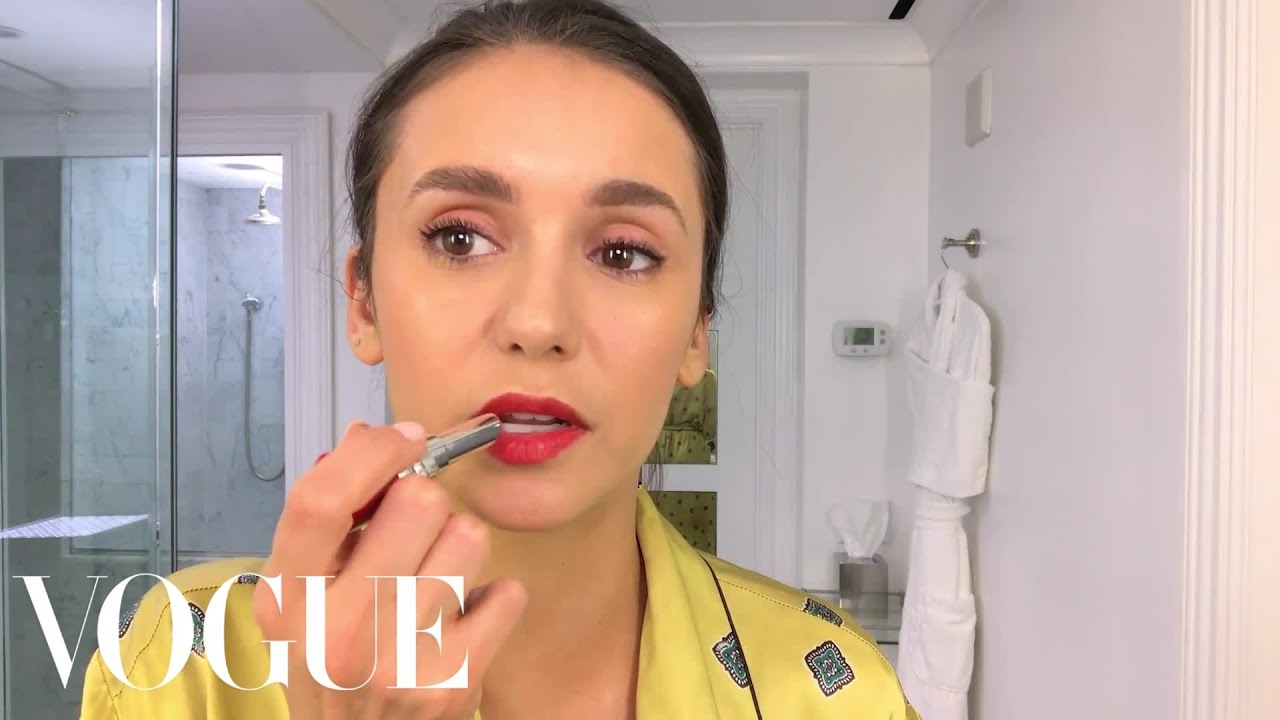 Nina Dobrev Does Her Day-To-Night Beauty Routine | Beauty Secrets | Vogue