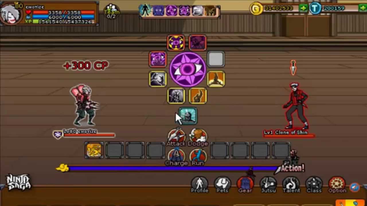 Ninja Saga : Season 45 [Champion Rewards] (Jounin Gakure)
